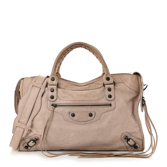 Balenciaga Agneau Classic Hardware City Bois de Rose