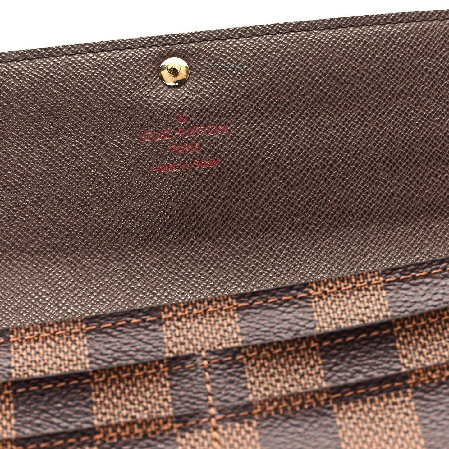 Louis Vuitton Damier Ebene Sarah Wallet