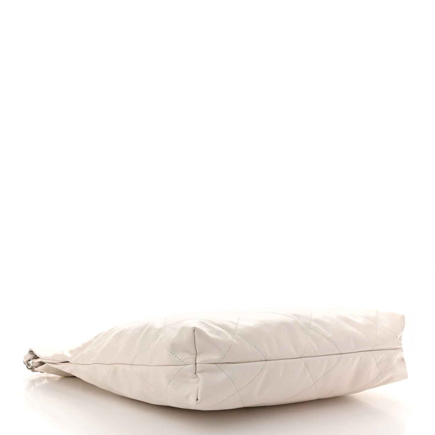 Chanel Shiny Calfskin Quilted Small 22 White