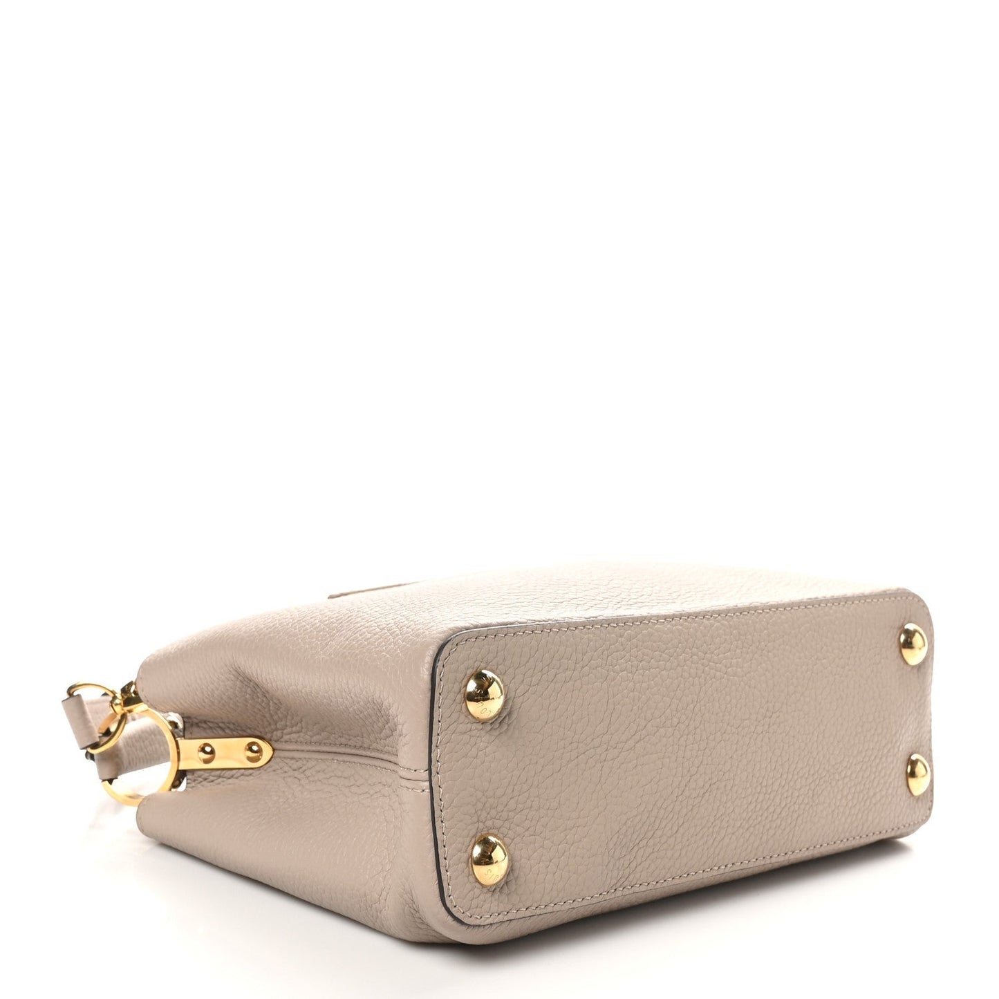 Louis Vuitton Taurillon Capucines BB Galet