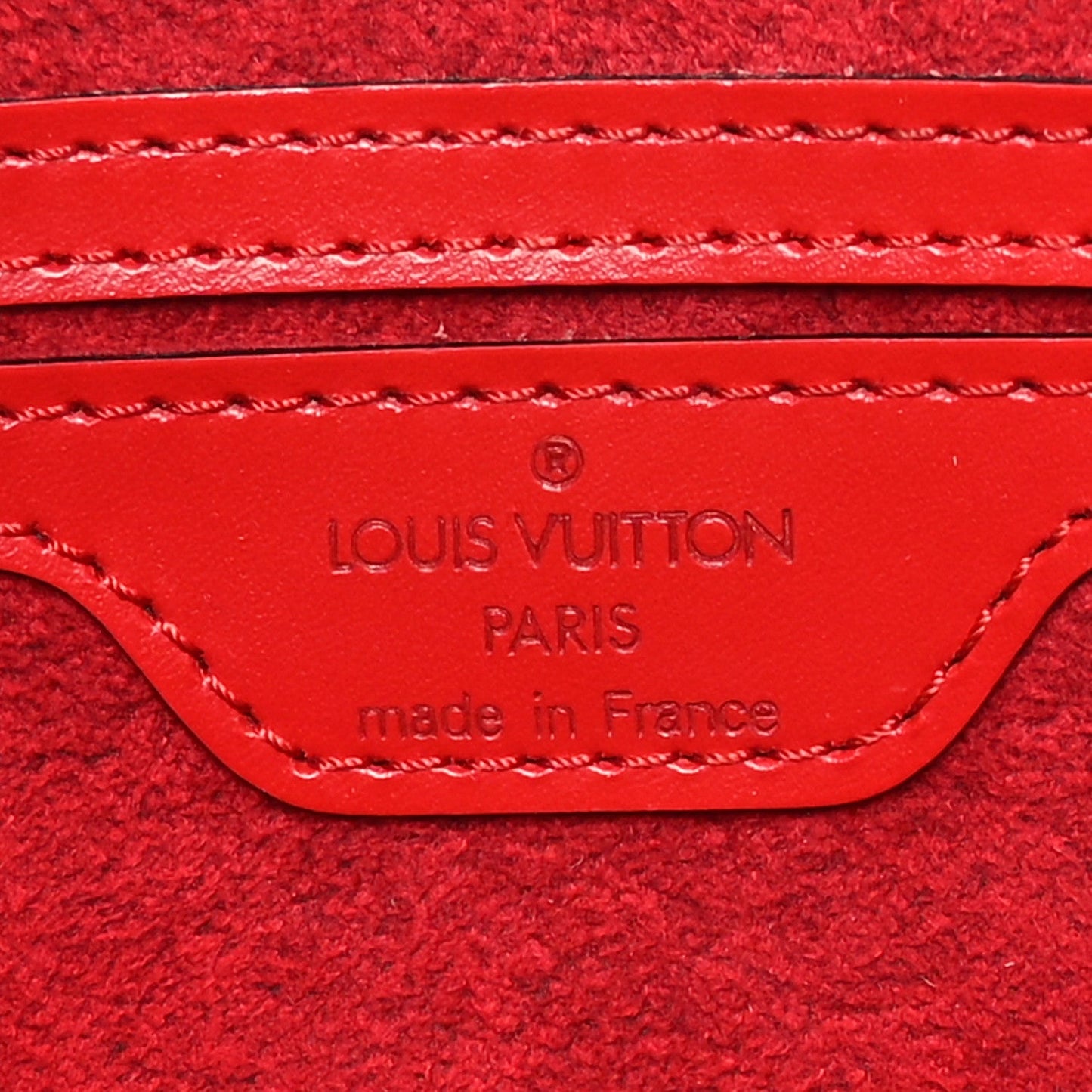 Louis Vuitton Epi Saint Jacques PM Castillan Red