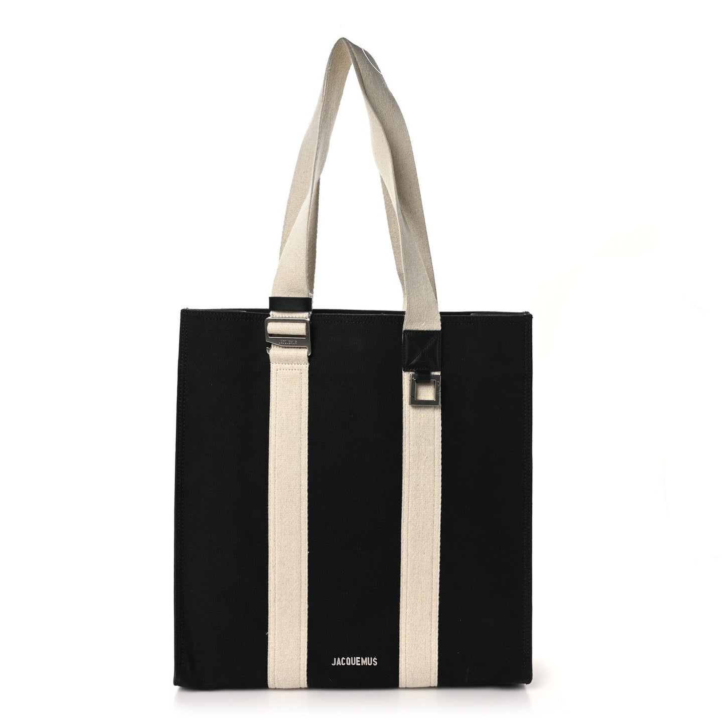 Jacquemus Cotton Canvas Le Cuerda Tote Black