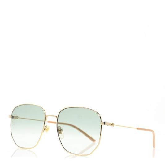 Gucci Oversized Sunglasses GG0396S Gold