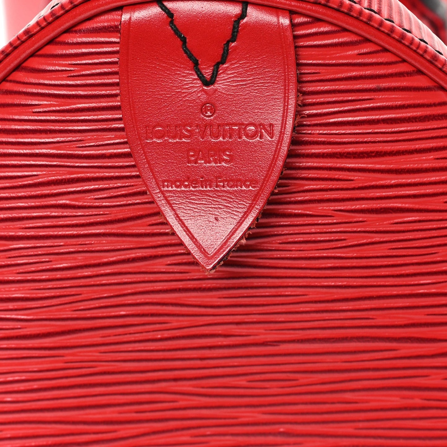 Louis Vuitton Epi Speedy 30 Castillan Red