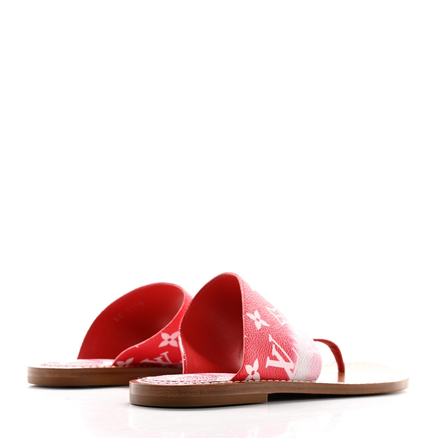 Louis Vuitton Monogram Escale Palma Sandals Rouge