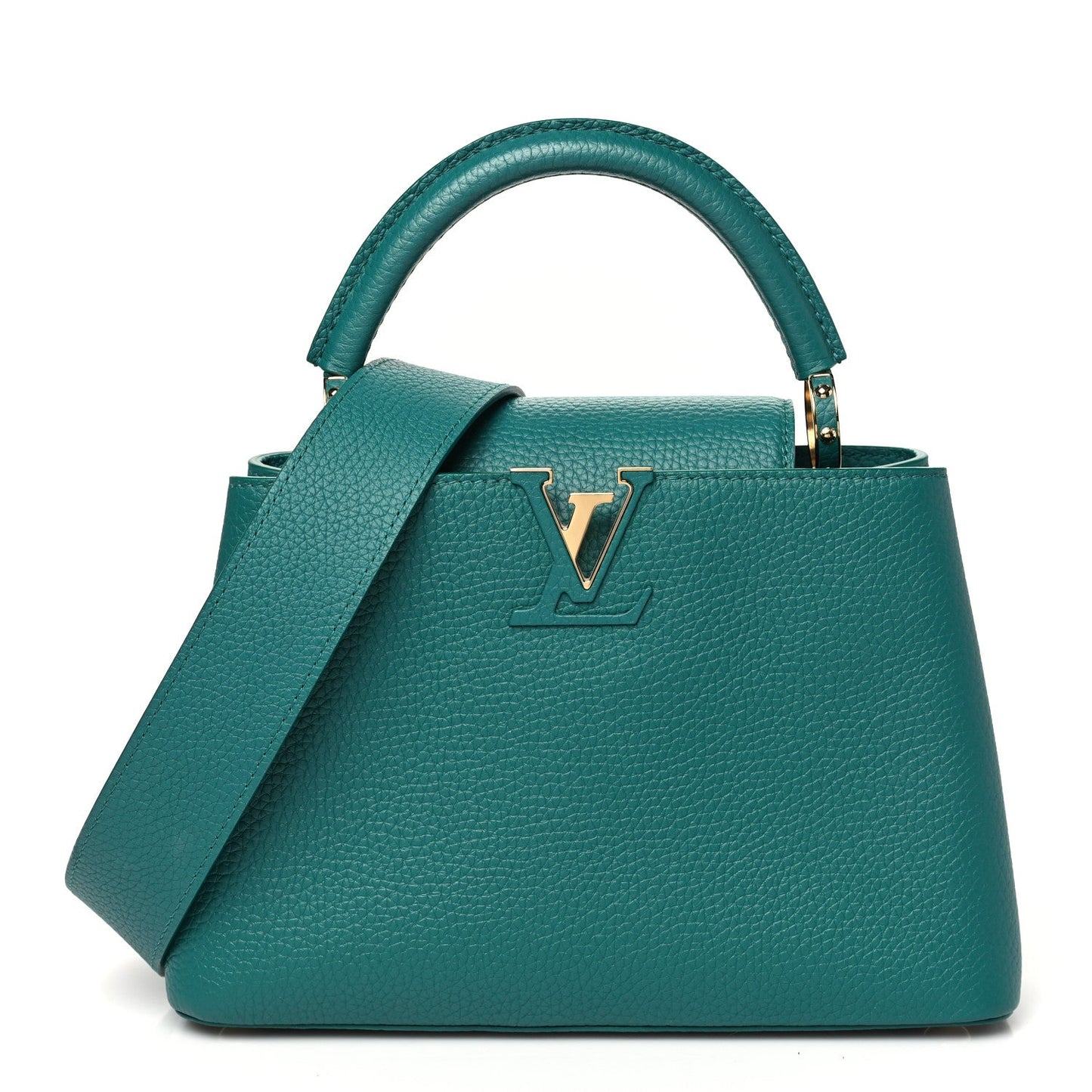 Louis Vuitton Taurillon Capucines BB Emerald