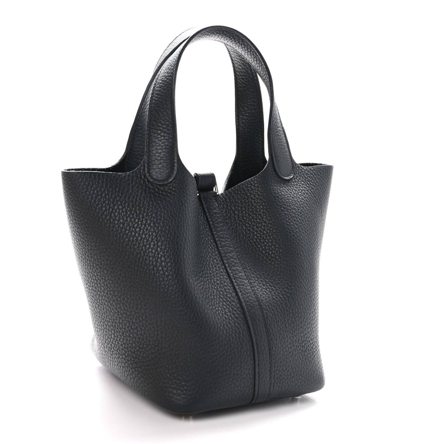 Hermes Taurillon Clemence Picotin Lock 18 PM Black