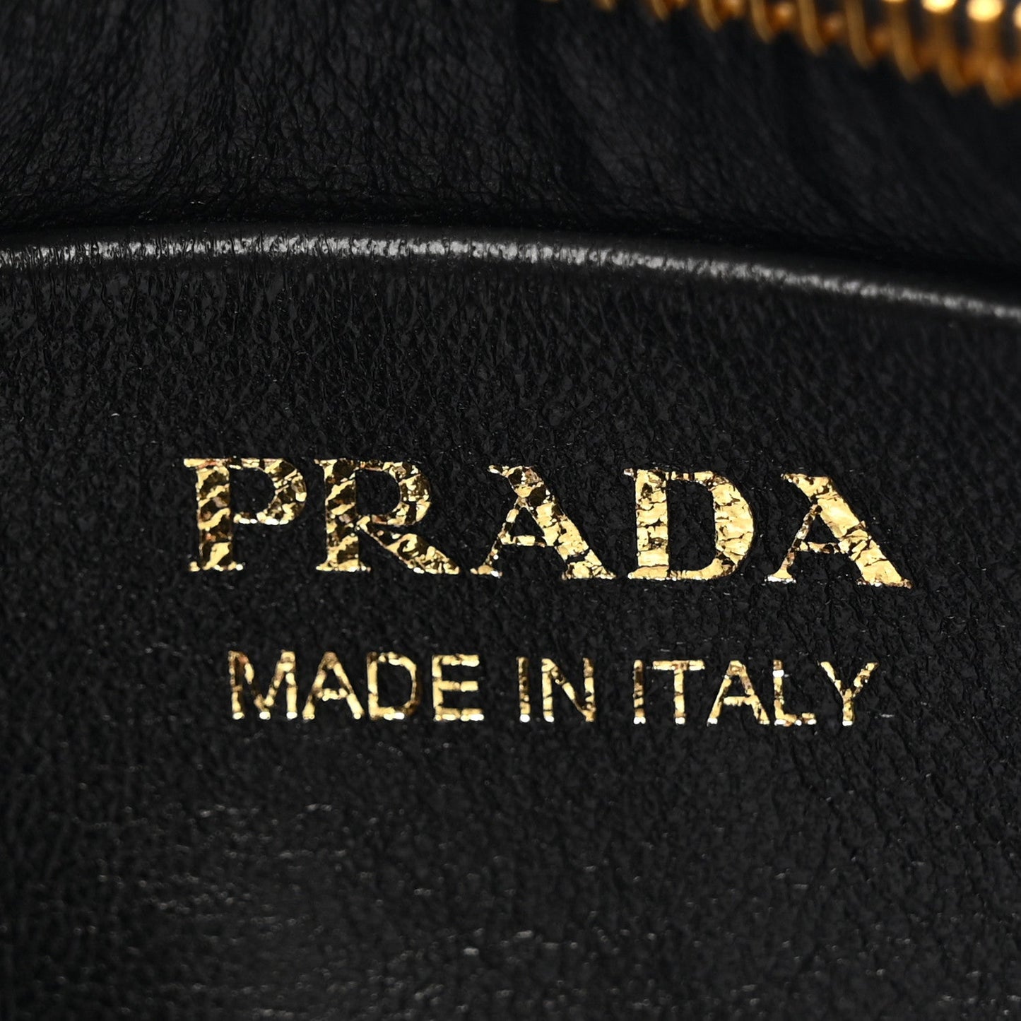 Prada Soft Calfskin Arque Shoulder Bag Black