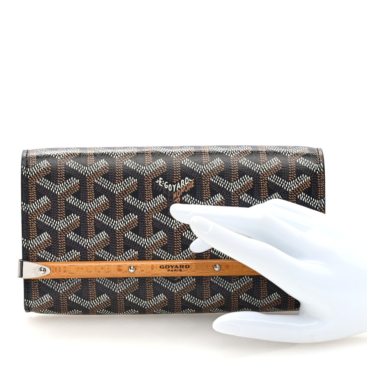 Goyard Goyardine Monte Carlo Mini Phone Case Black