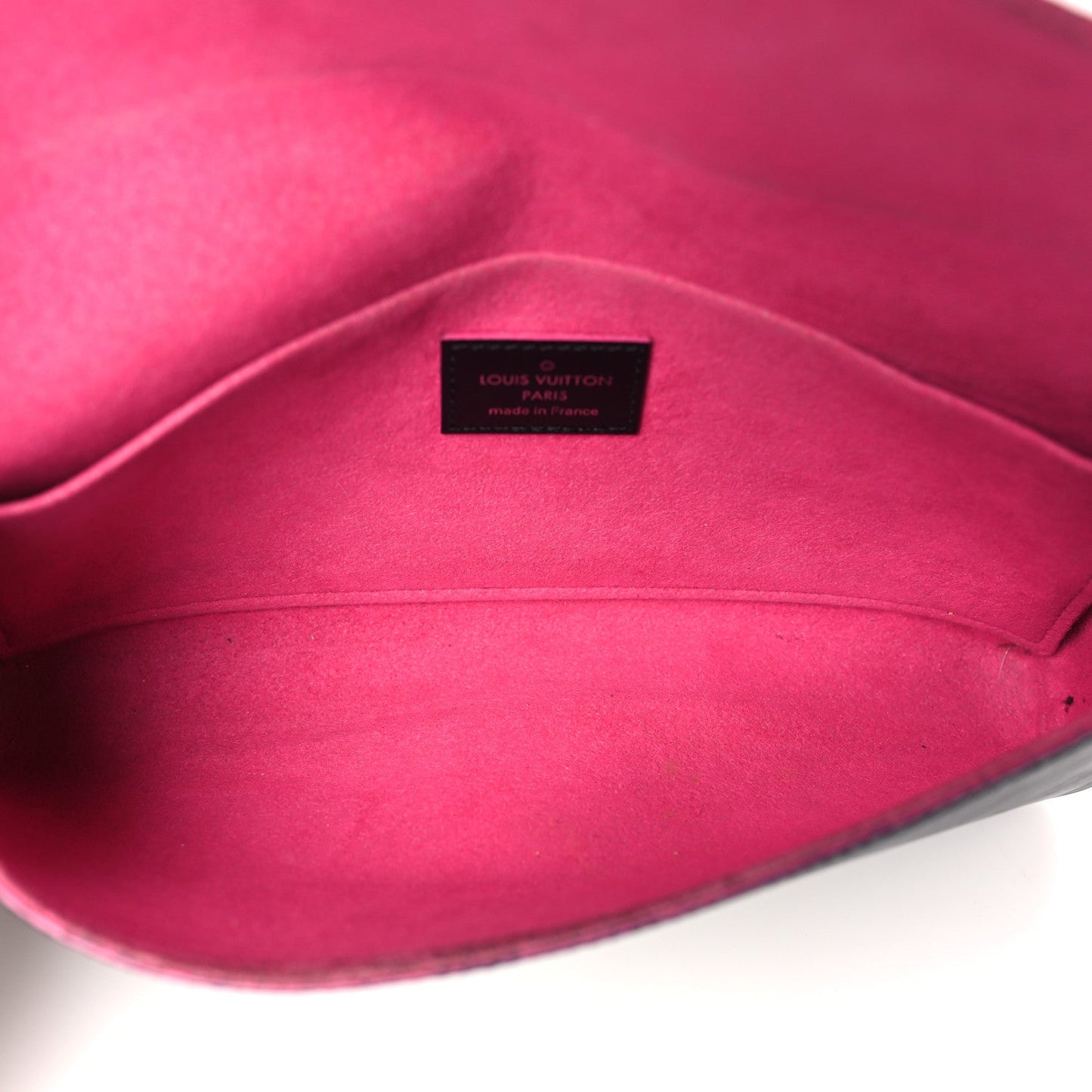 Louis Vuitton Epi Pochette Felicie Black Hot Pink