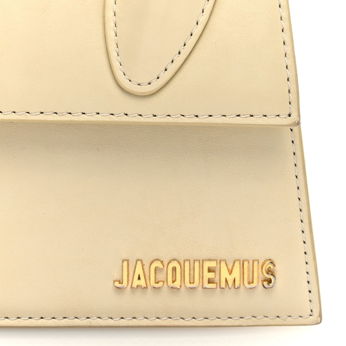 Jacquemus Smooth Calfskin Le Chiquito Moyen Ivory