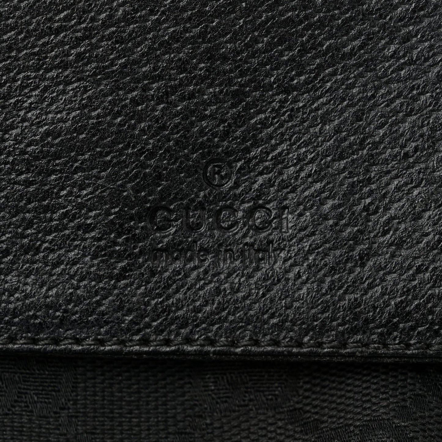 Gucci GG Monogram Double Pocket Belt Bag Black
