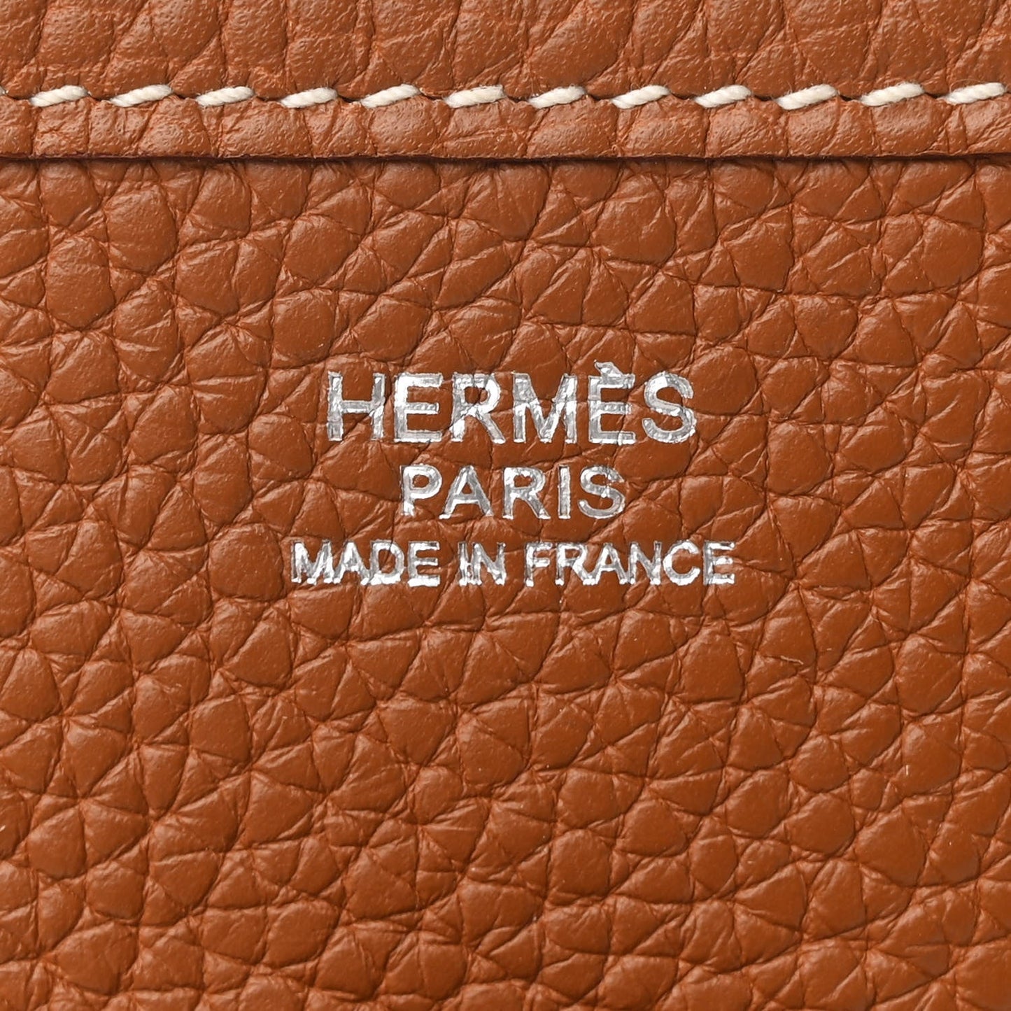 Hermes Taurillon Clemence Evelyne III PM Gold