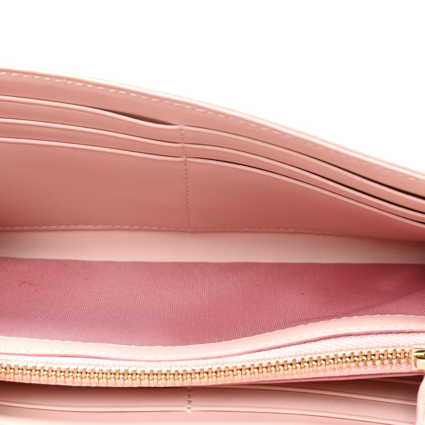 MCM Visetos Large Patricia Wallet On Chain Soft Pink