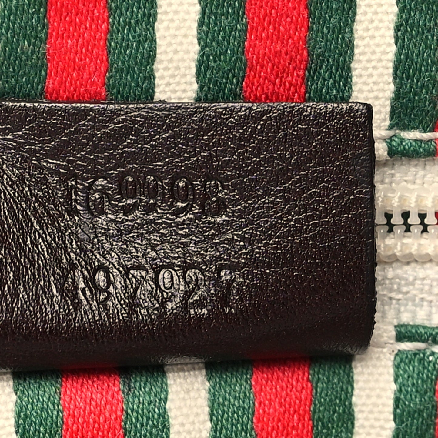 Gucci Monogram Medium New Britt Half Moon Hobo Dark Brown