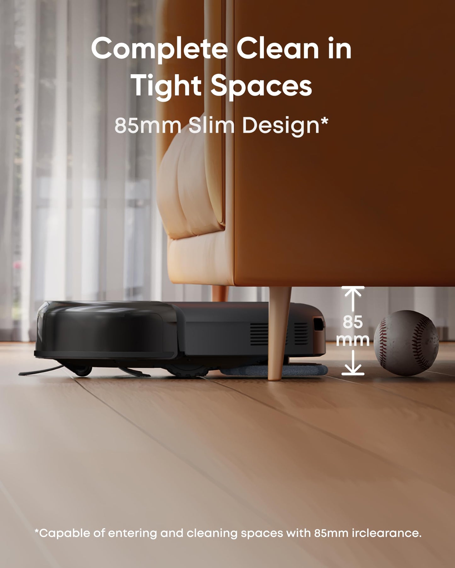 eufy Omni C20, Robot Vacuum Cleaner with Mop, All-in-One Station,7,000 Pa Suction, Ultra-Slim, Auto Emptying, Washing and Drying for Hands-Free Cleaning, Mop Lifting and Carpet Detection (New Edition)