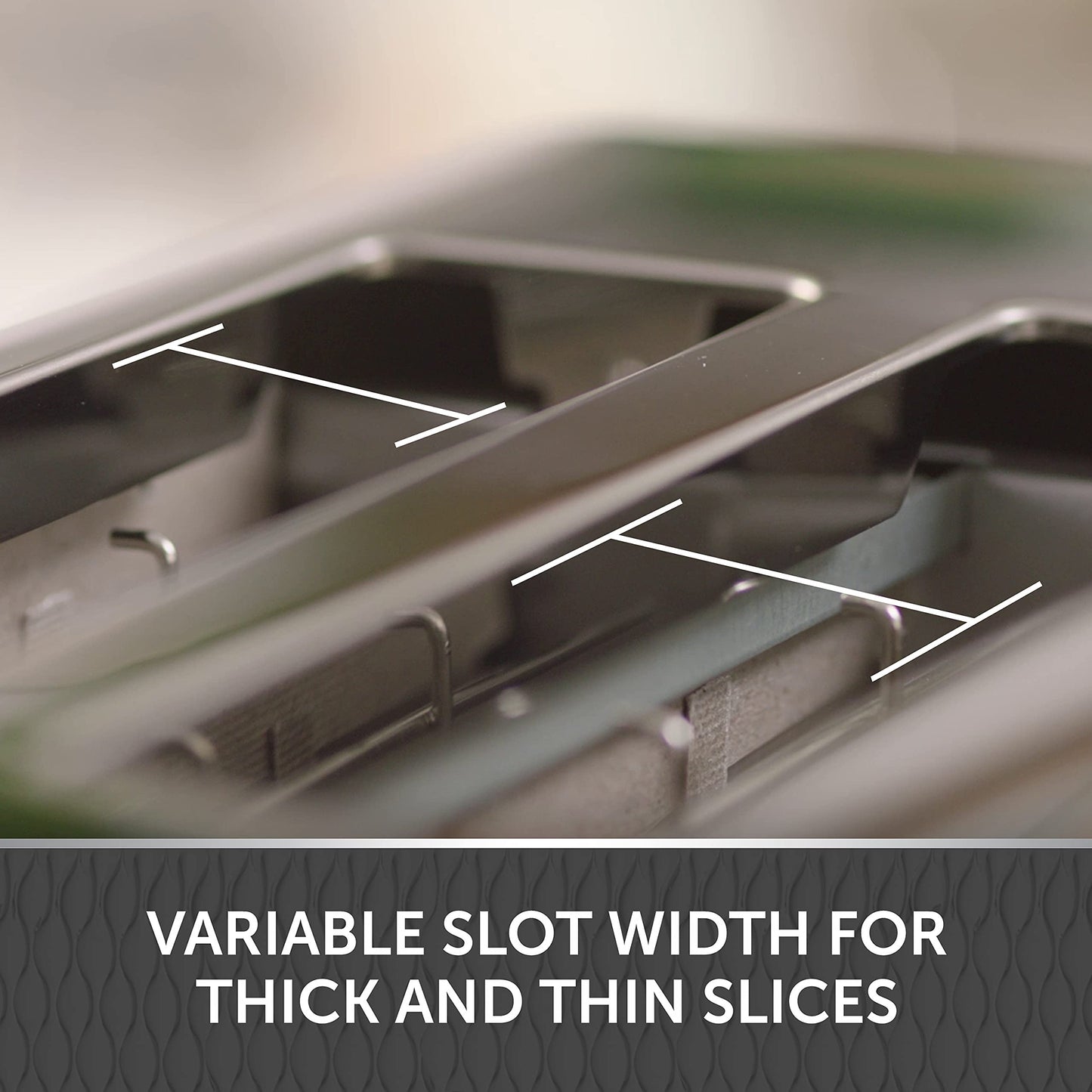 Breville Curve 4 Slice Toaster with High Lift & Wide Slots | Black & Chrome [VTT786]