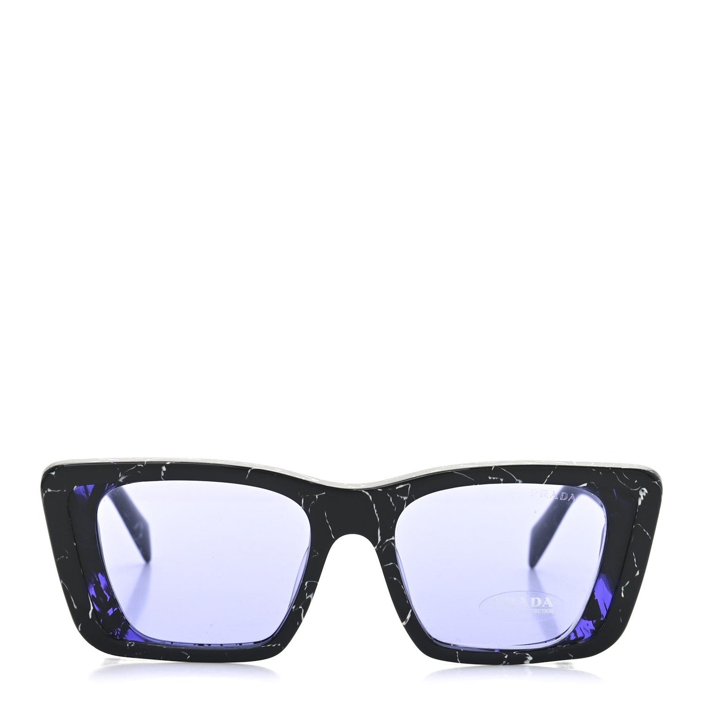 Prada Acetate Symbole Sunglasses SPR 08Y Havana Black White