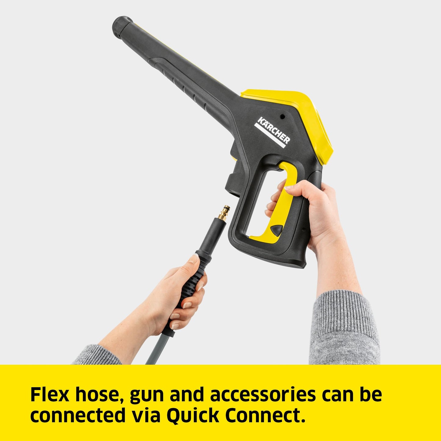 Kärcher K 4 Power Control Flex Home Pressure Washer, Pressure: max. 130 bar, Flow Rate: 420 l/h, Area: 30 m²/h, Water Filter, Weight: 11.5 kg, Dirt Blaster, Spray Lance, incl. Home Kit