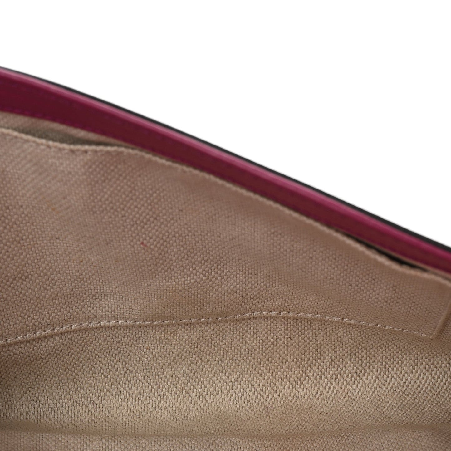 Gucci Soft Patent Medium Soho Clutch Bright Bougainvillea