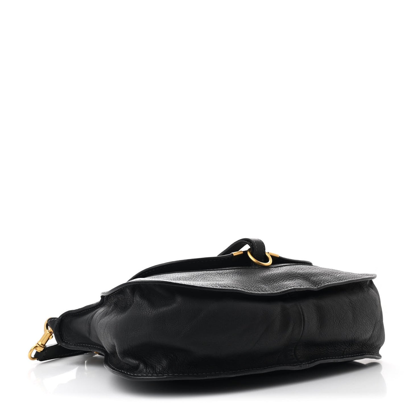 Chloe Calfskin Medium Marcie Satchel Black