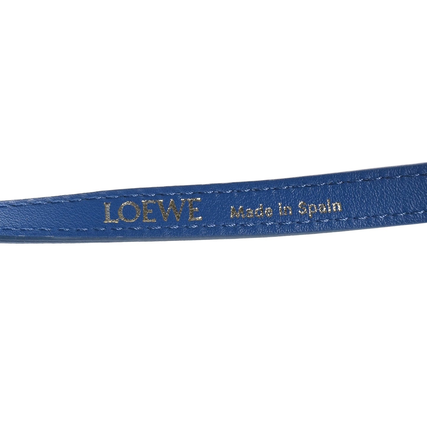 Loewe Crackle Patent Calfskin Medium Flamenco Knot Bag Royal Blue