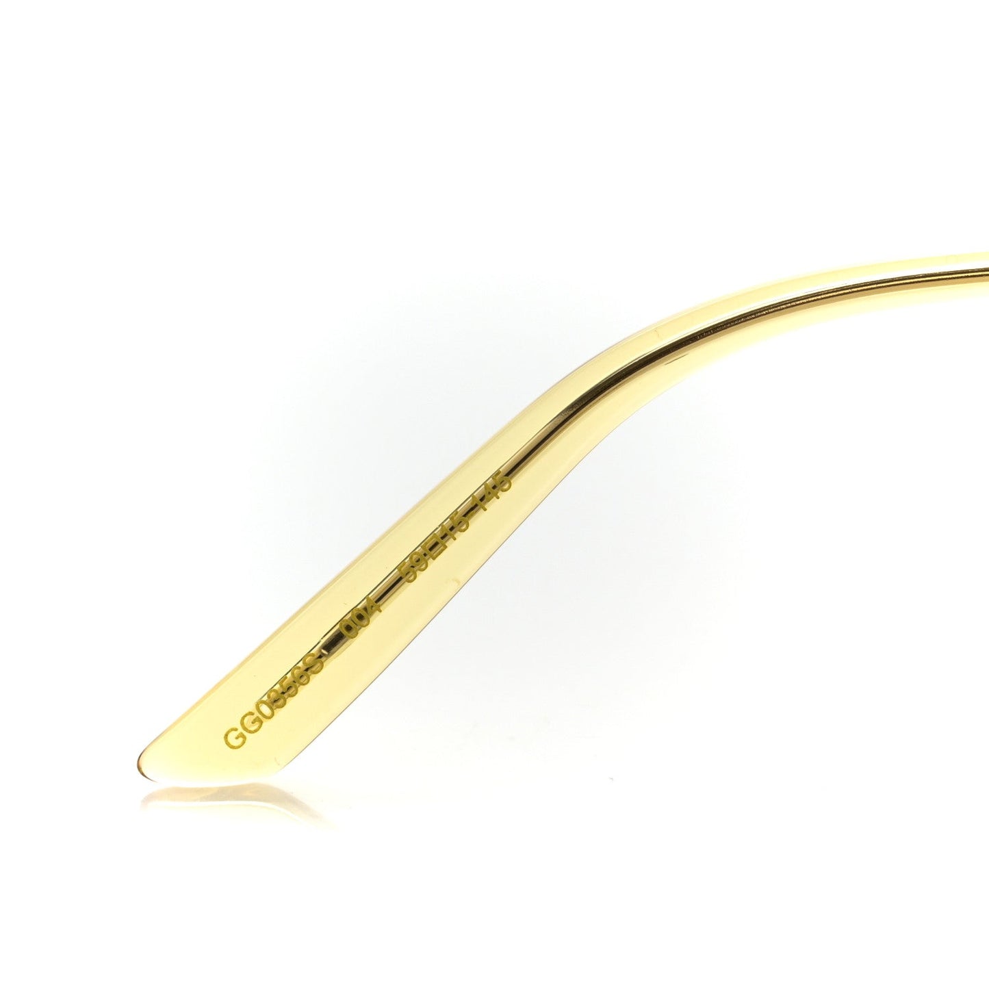 Gucci Metal Aviator Sunglasses GG0356S Gold