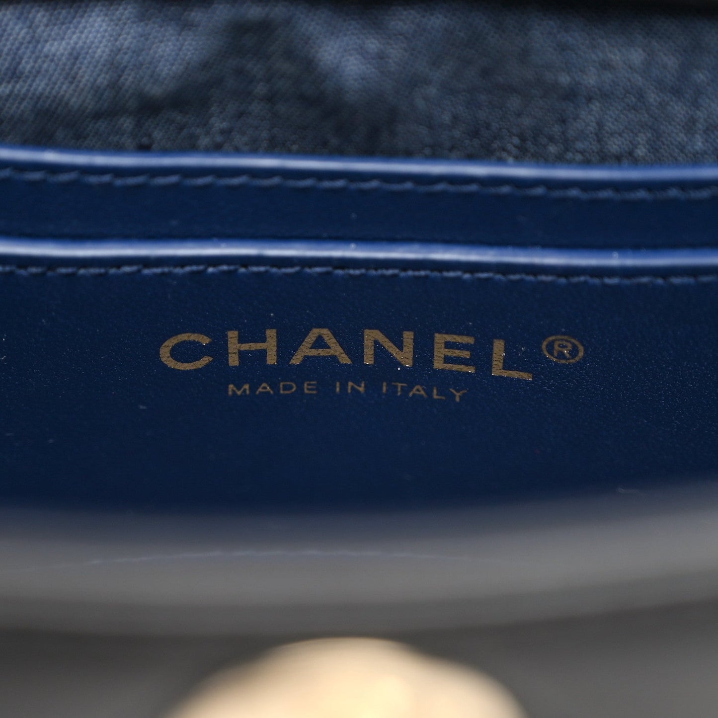 Chanel Lambskin Resin Elegant Chain Vanity Case Black