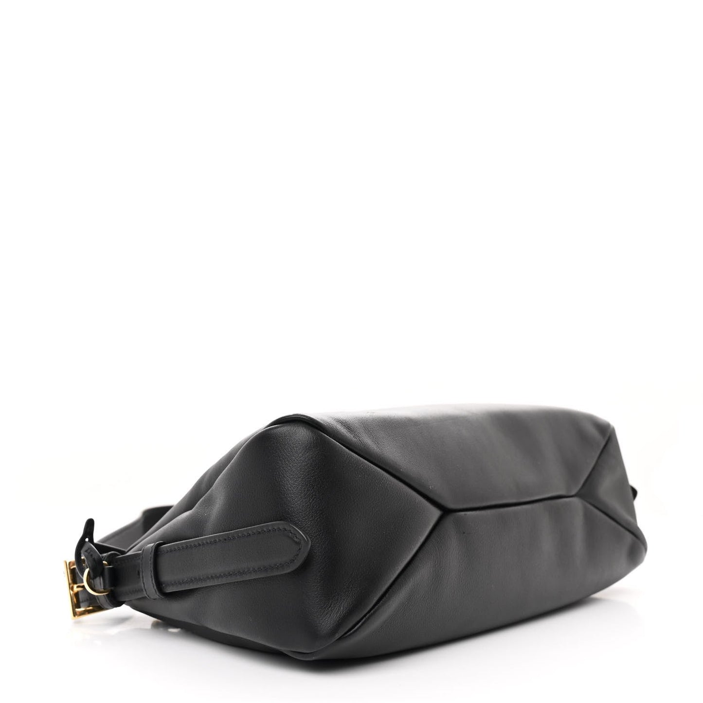Prada Soft Calfskin Aimee Shoulder Bag Black