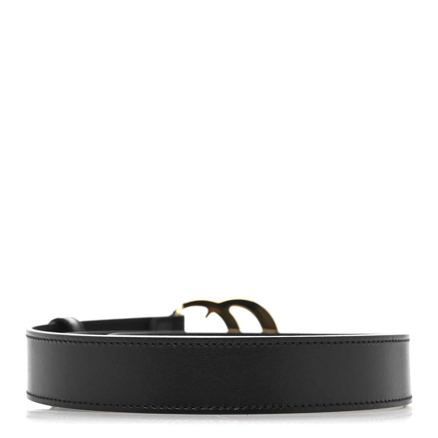 Gucci Calfskin Double G 30mm Belt 90 36 Black