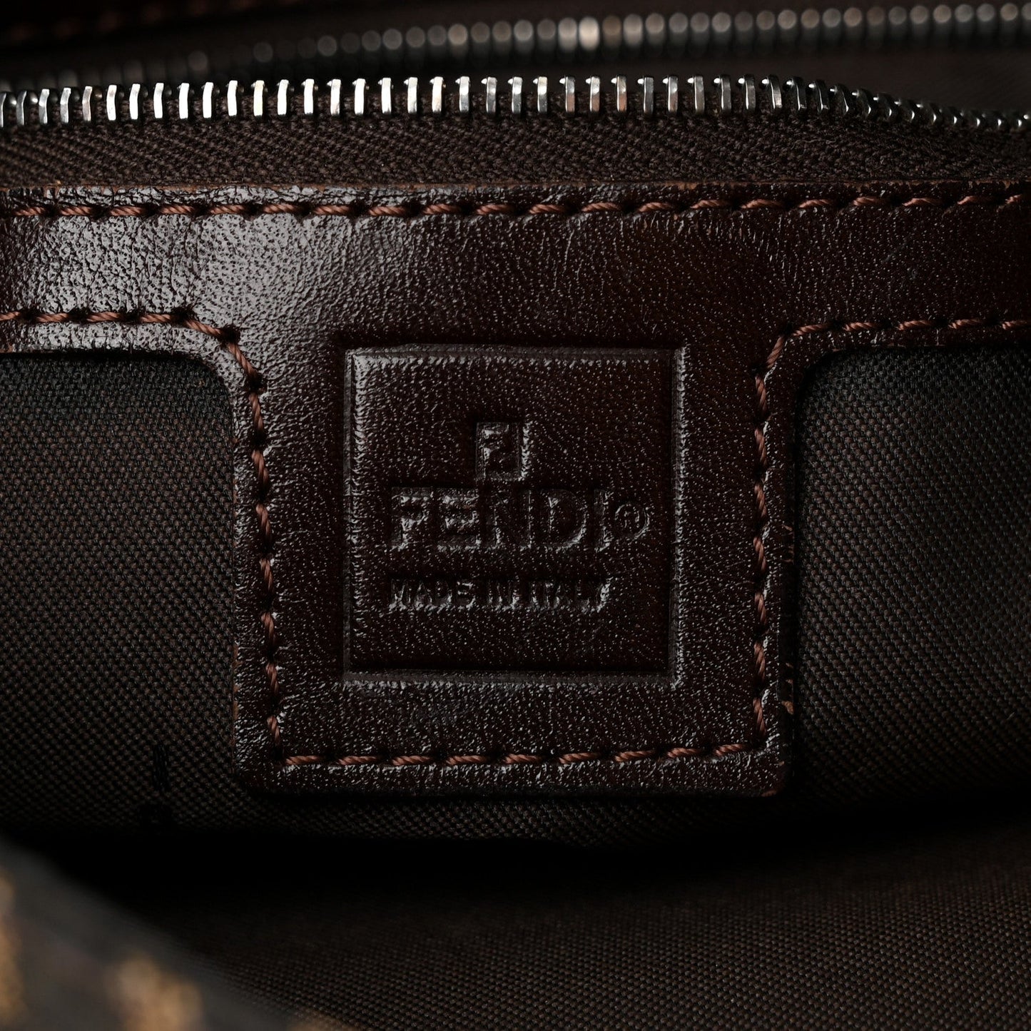 Fendi Zucca Mama Baguette Tobacco