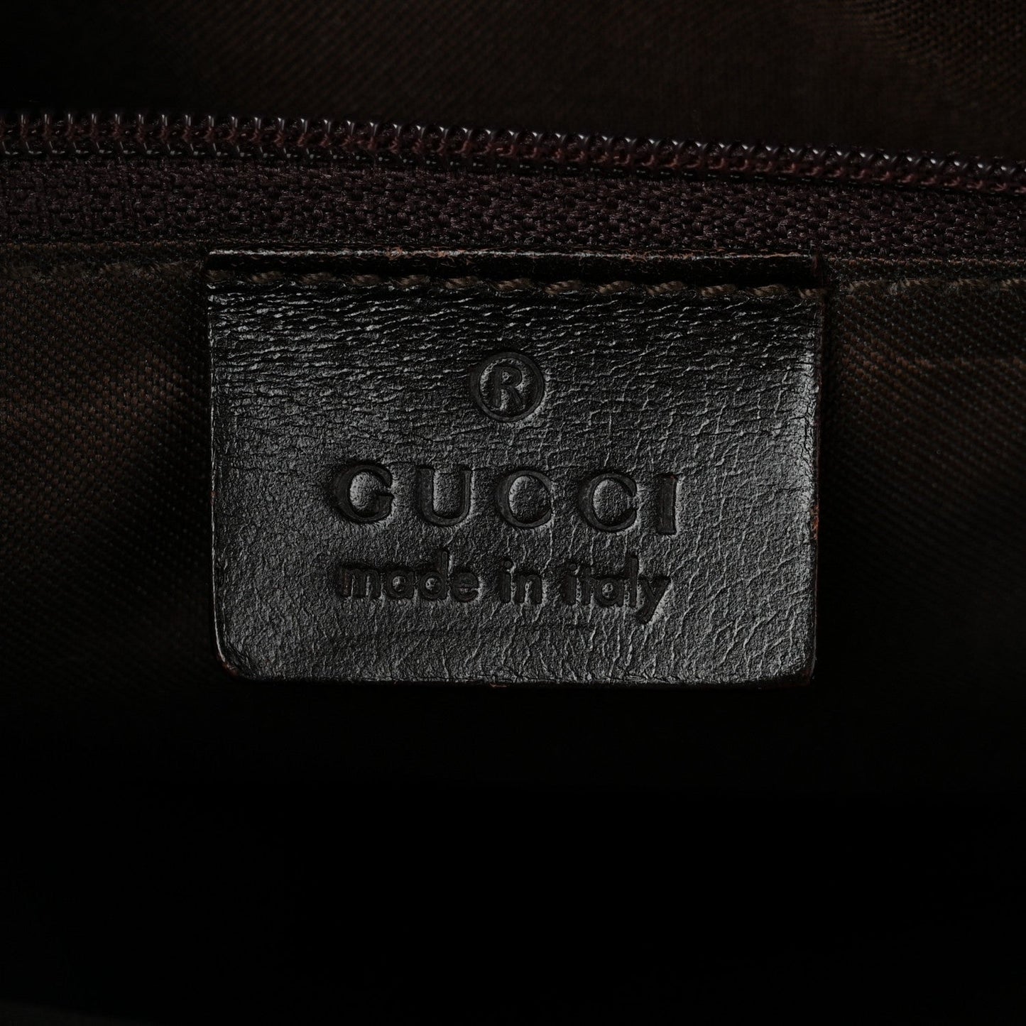 Gucci GG Monogram Tote Dark Brown