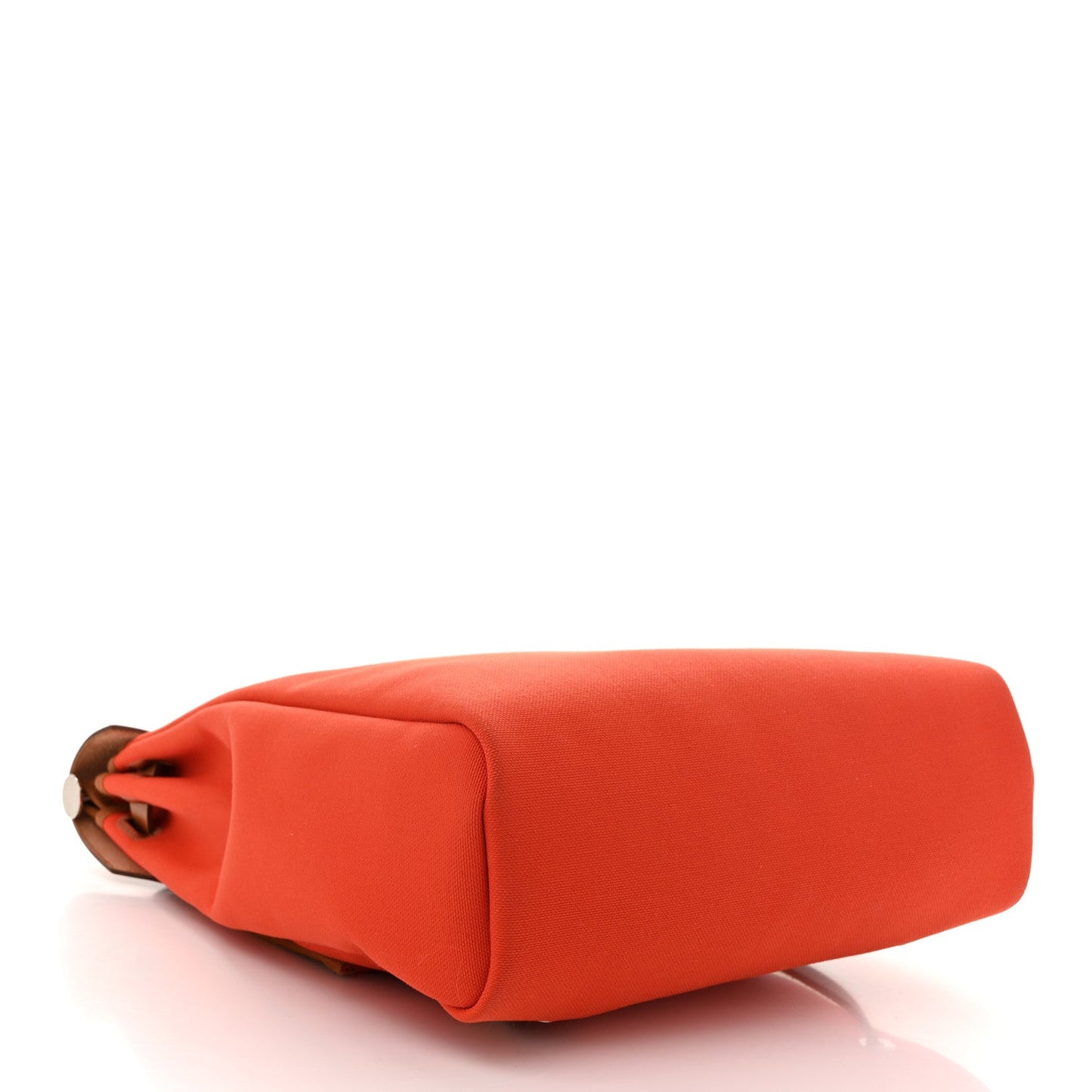 Hermes Military Toile Vache Hunter Herbag a Dos Zip Retourne Backpack Orange Mecano Fauve