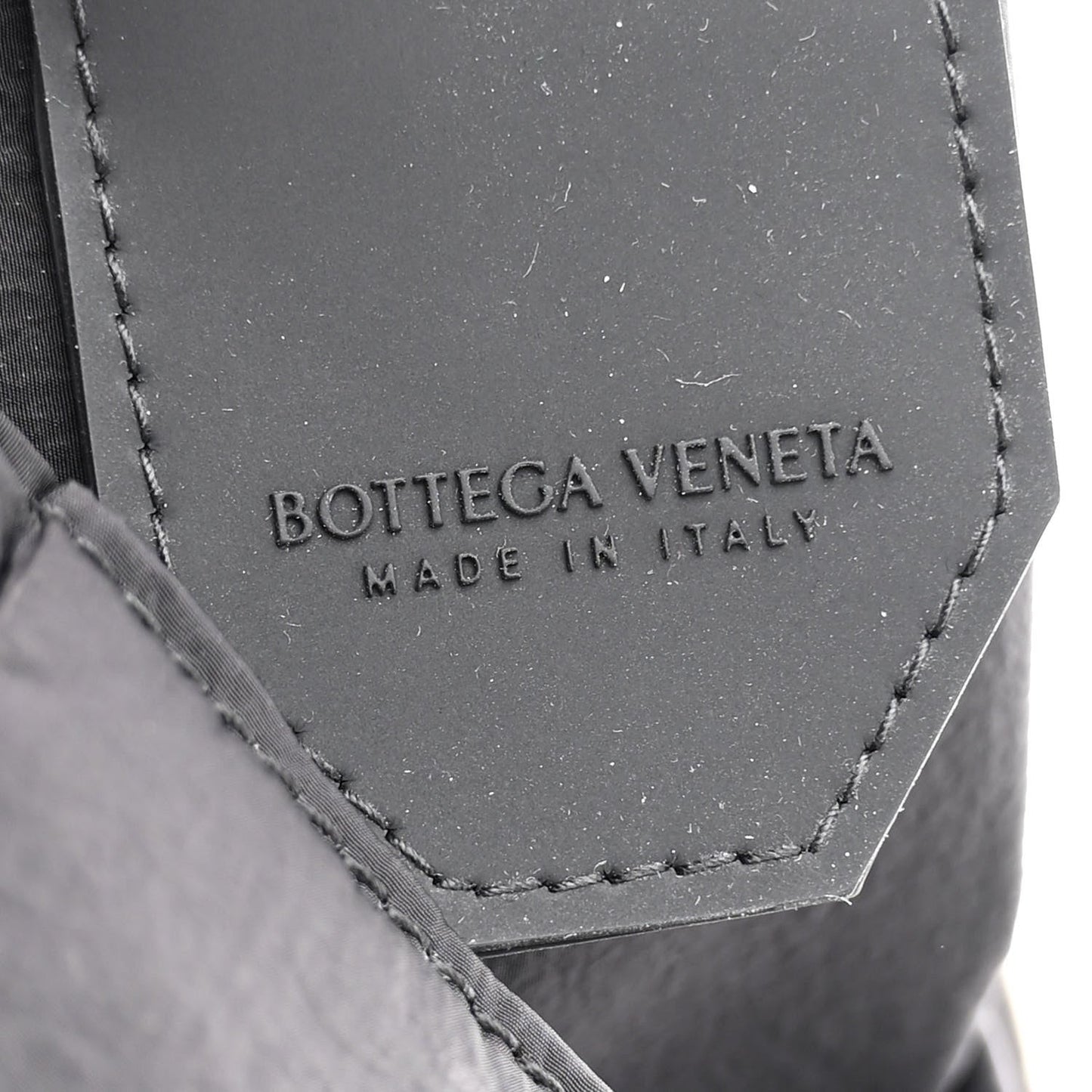 Bottega Veneta Nylon Intrecciato Padded Tech Mini Cassette Belt Bag Black