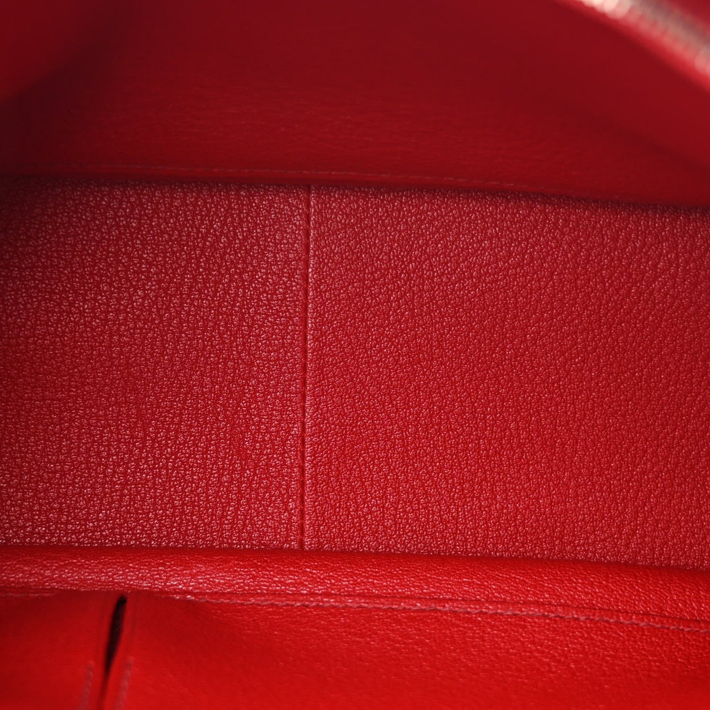 Hermes Taurillon Clemence Bi-Color Jypsiere 28 Rouge H Rouge Casaque