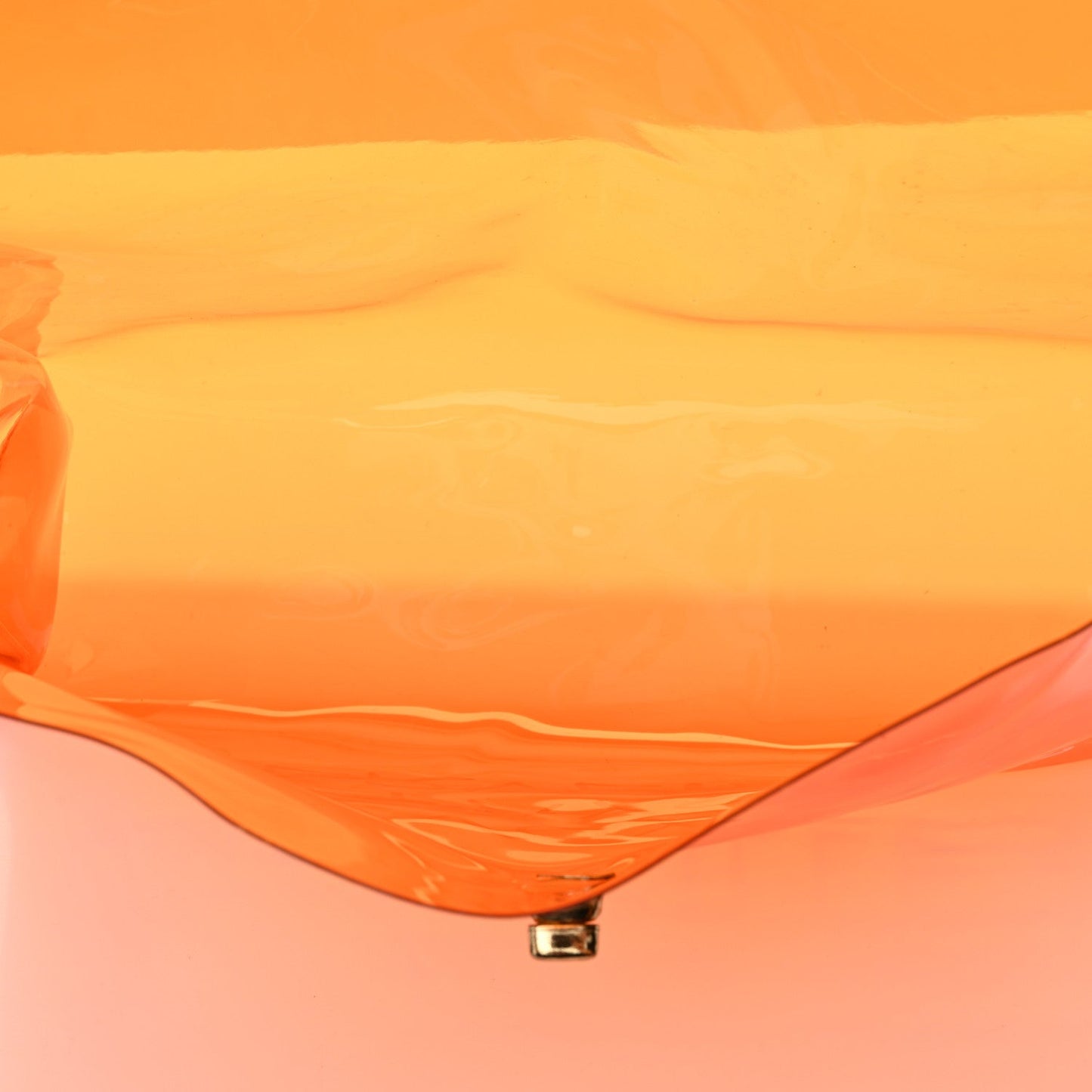 Hermes Vinyl Souvenir De L'Exposition Kelly Orange