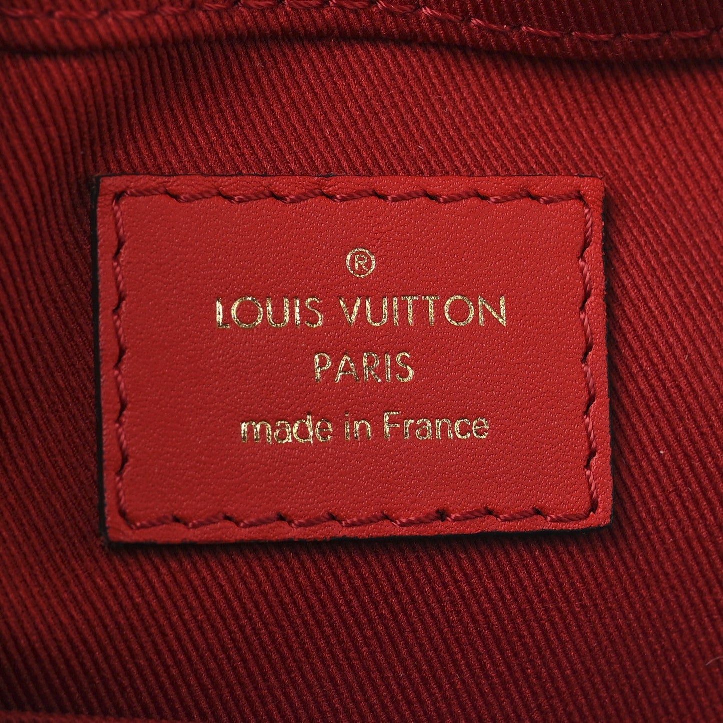 Louis Vuitton Monogram Saintonge Coquelicot