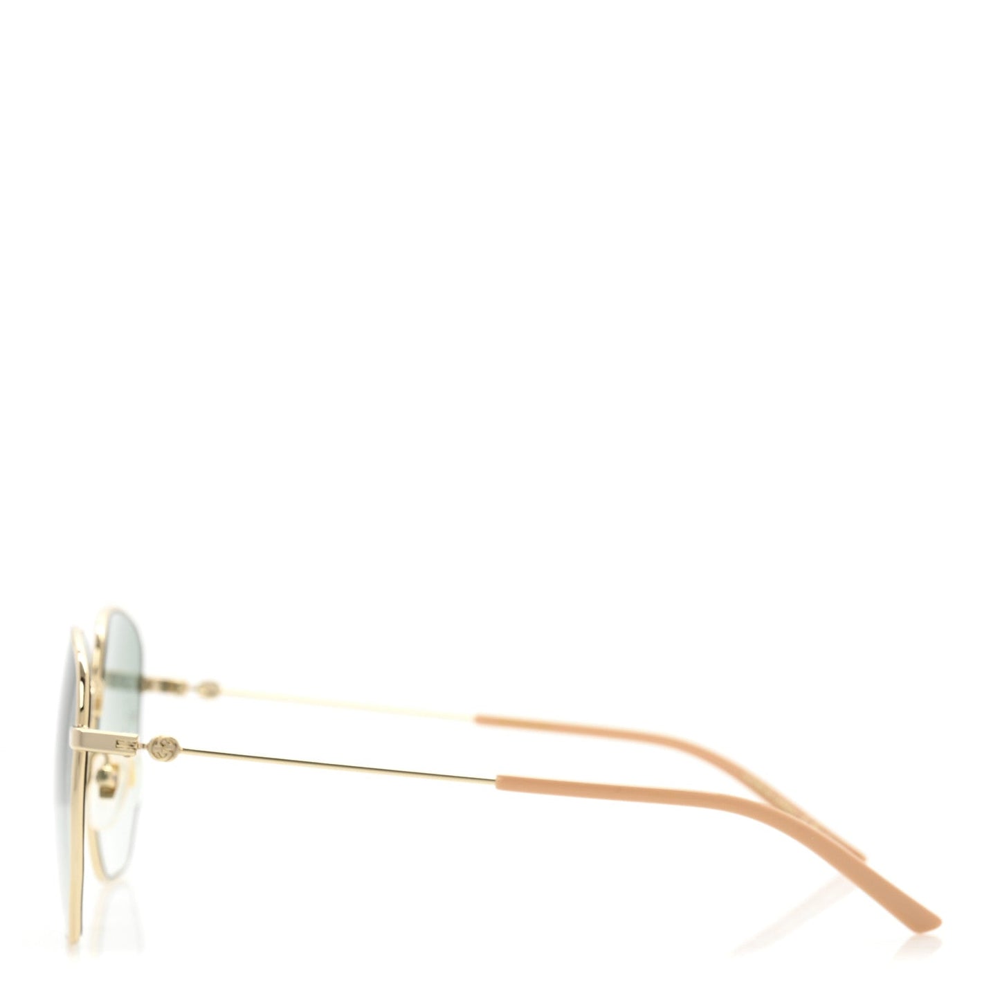 Gucci Oversized Sunglasses GG0396S Gold