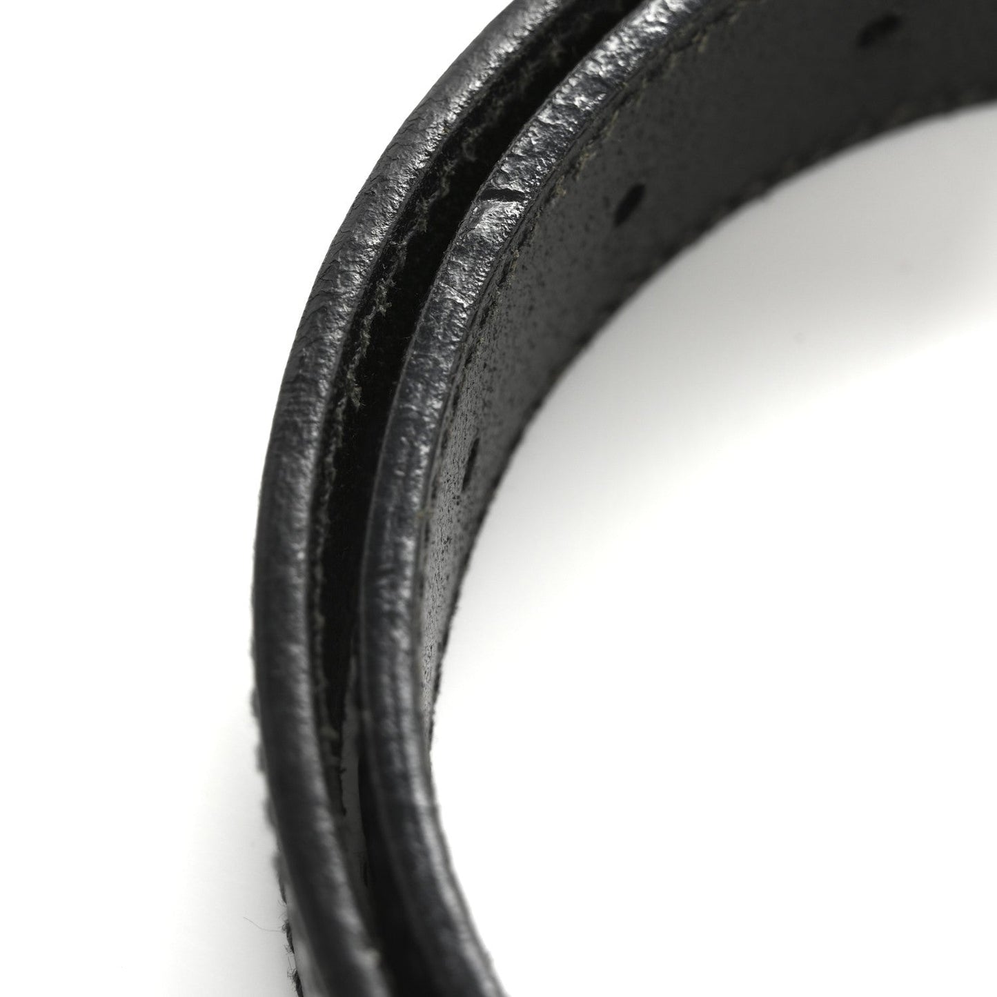 Gucci Calfskin InterLocking G Belt 85 34 Black