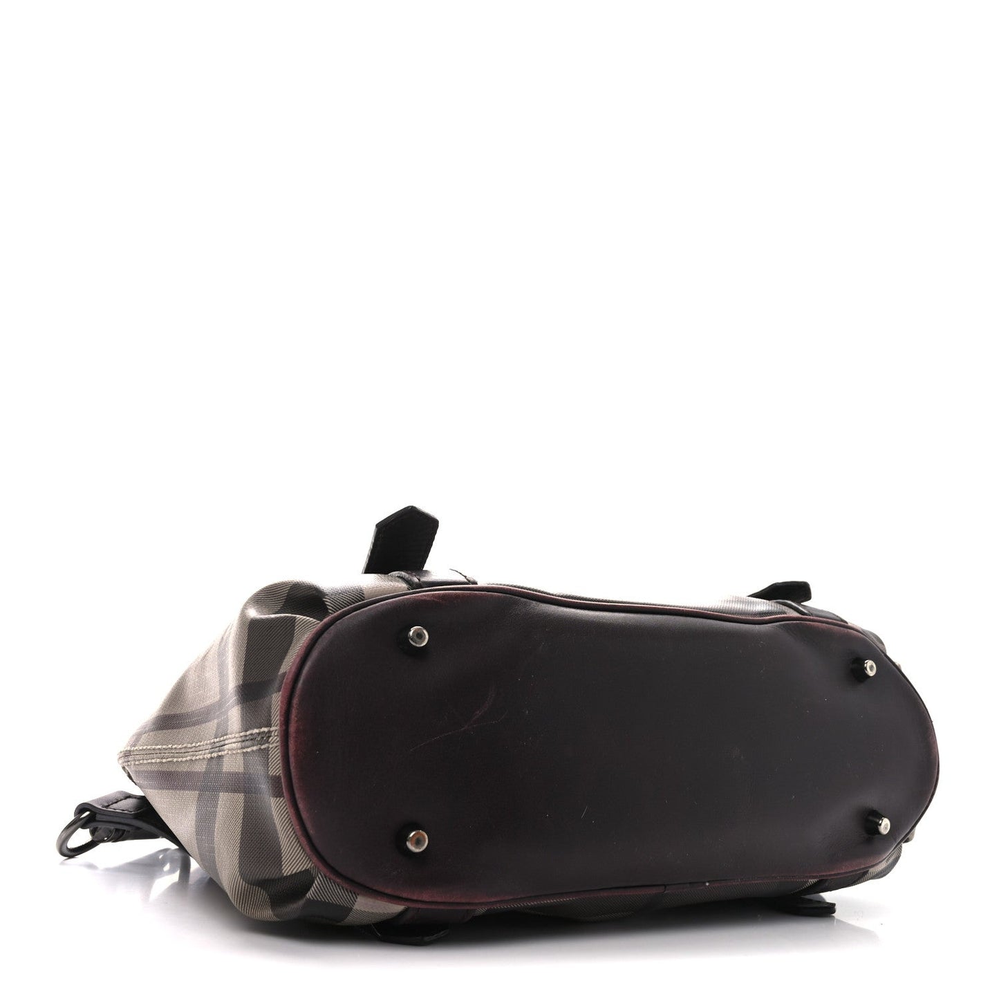 Burberry Smoked Check Small Northfield Tote Plum