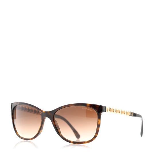 Chanel Acetate CC Chain Sunglasses 5260-Q Tortoise