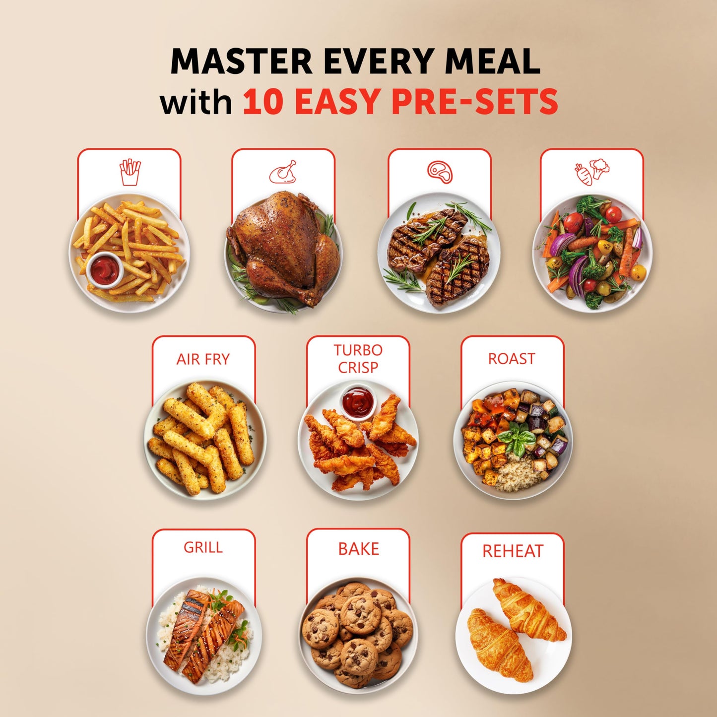 Breville Halo Flexi Air Fryer & Large Mesh Tray | Digital Dual Air Fryer Oven | 11L: Serves 10+ | FryBakeGrillRoast & Reheat | 2400 W | Save £65 a Year on Energy Bills* | Black [VDF138]
