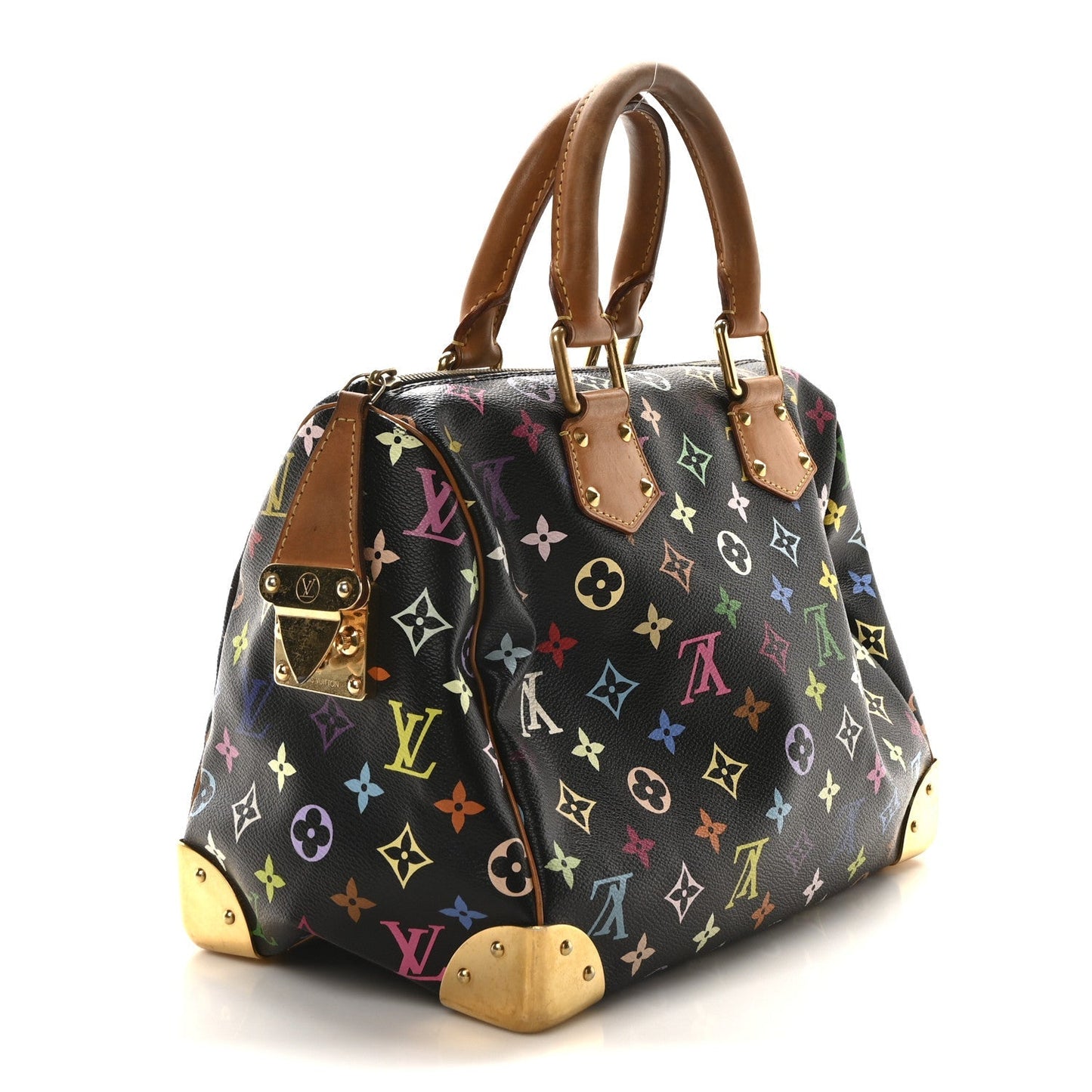 Louis Vuitton Monogram Multicolor Speedy 30 Black