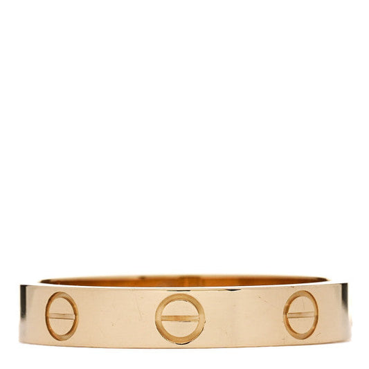 Cartier 18K Yellow Gold 3.5mm LOVE Wedding Band Ring 57 8