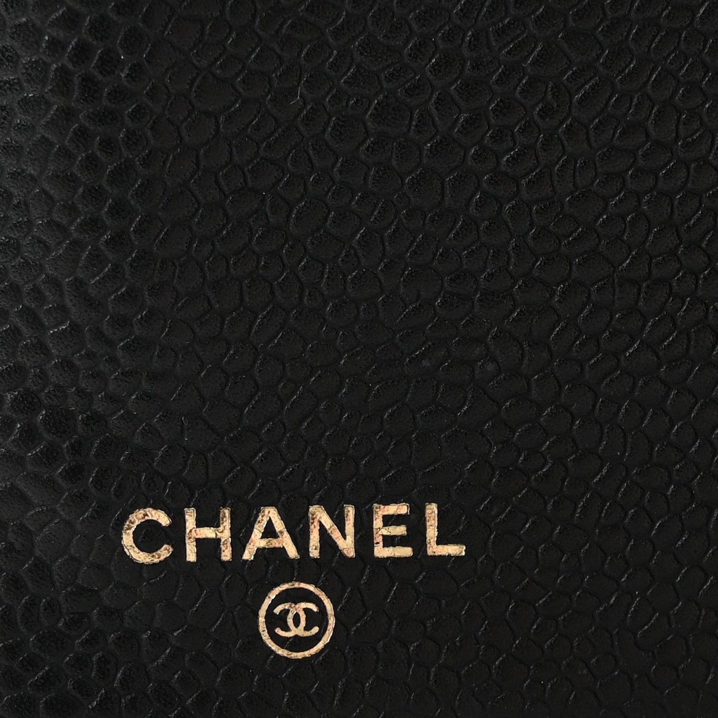 Chanel Caviar Quilted Yen Wallet Black