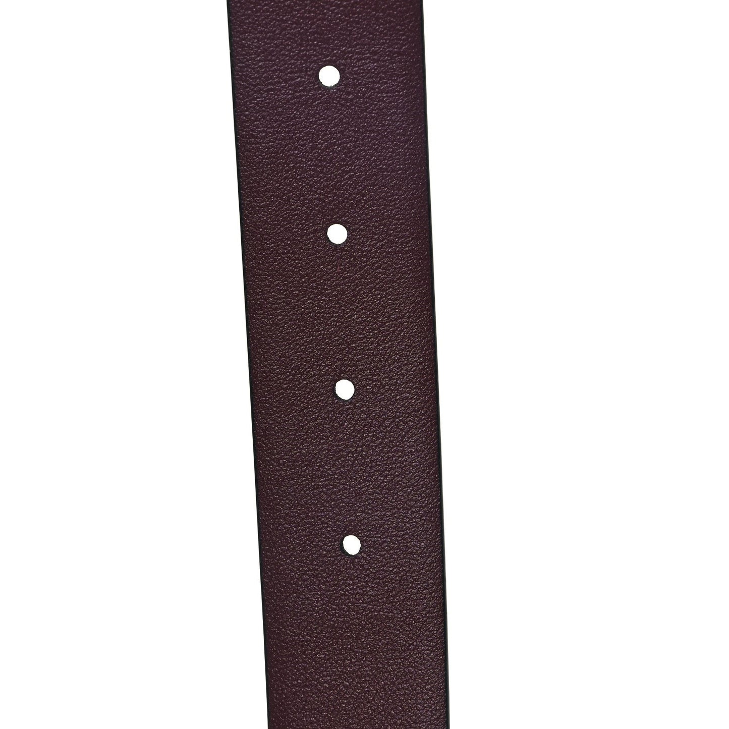 Chanel Calfskin CC Reversible Belt 70 Black Burgundy