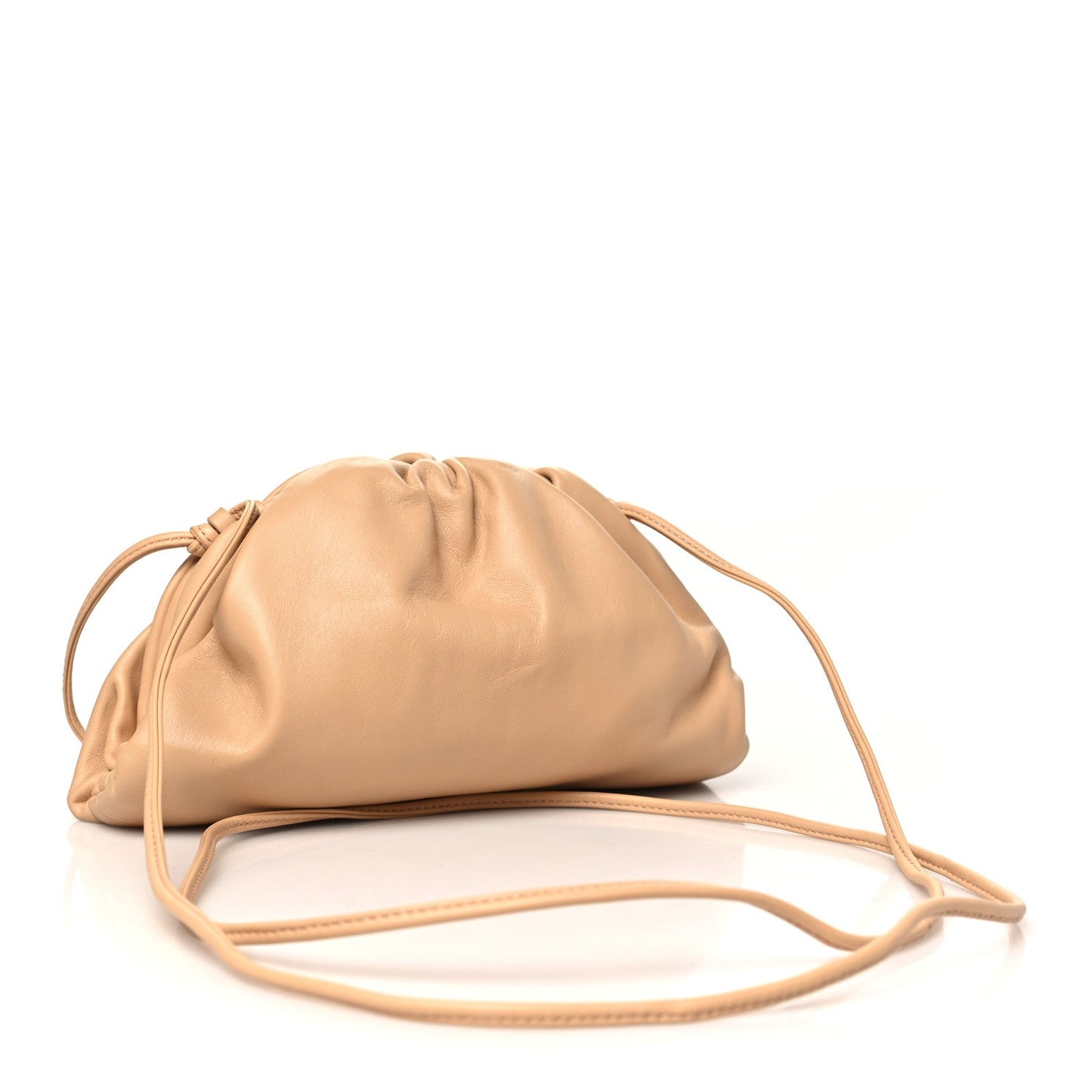 Bottega Veneta Butter Calfskin The Mini Pouch Almond