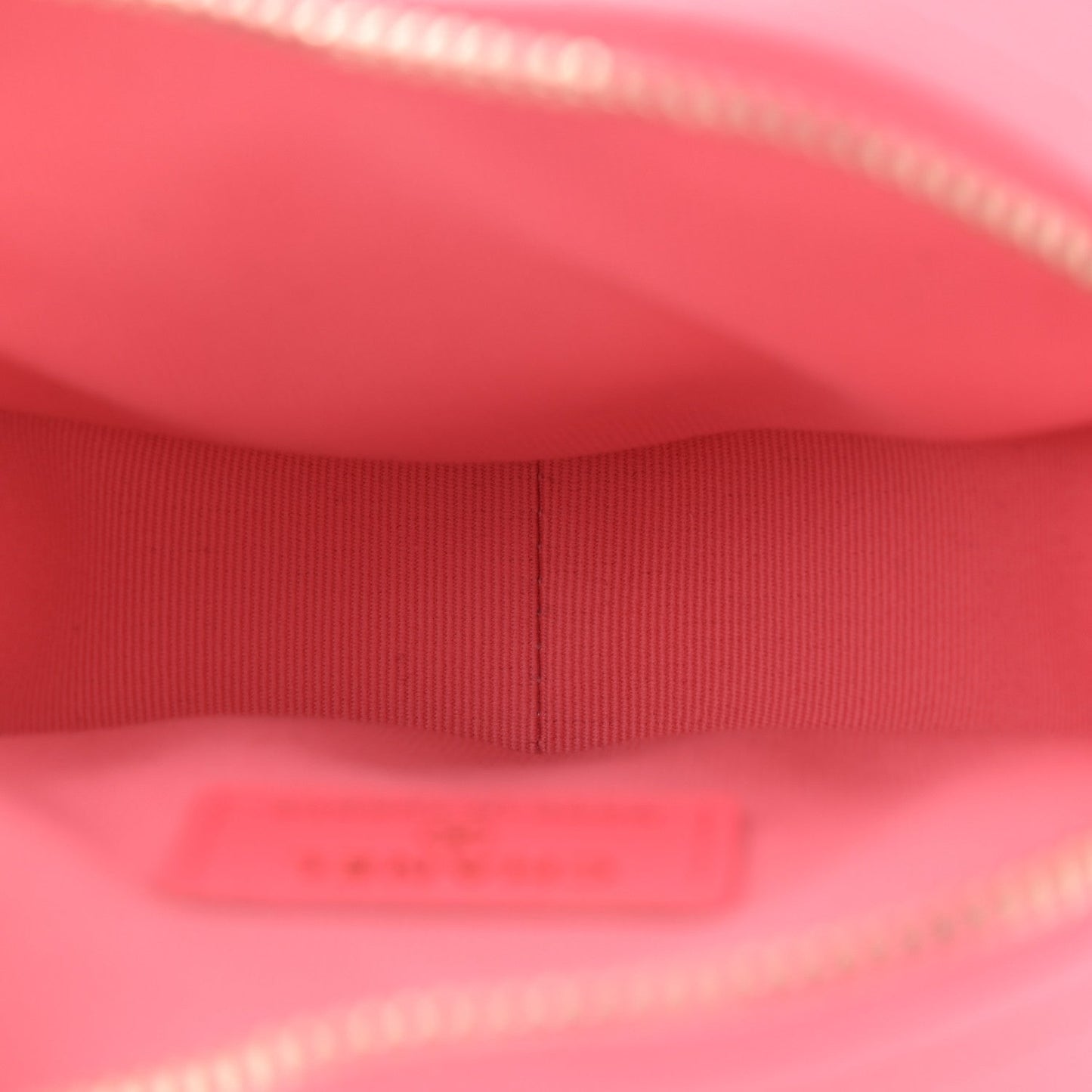 Chanel Lambskin Quilted CC In Love Heart Clutch With Chain Pink
