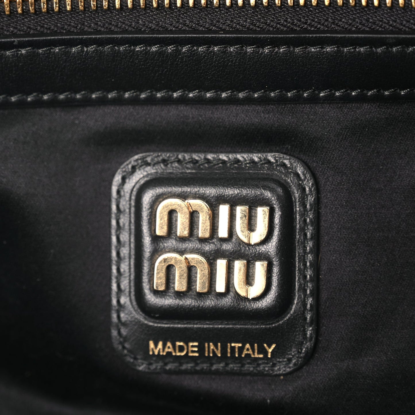 Miu Miu Soft Calf Large Softy Beau Top Handle Bag Black