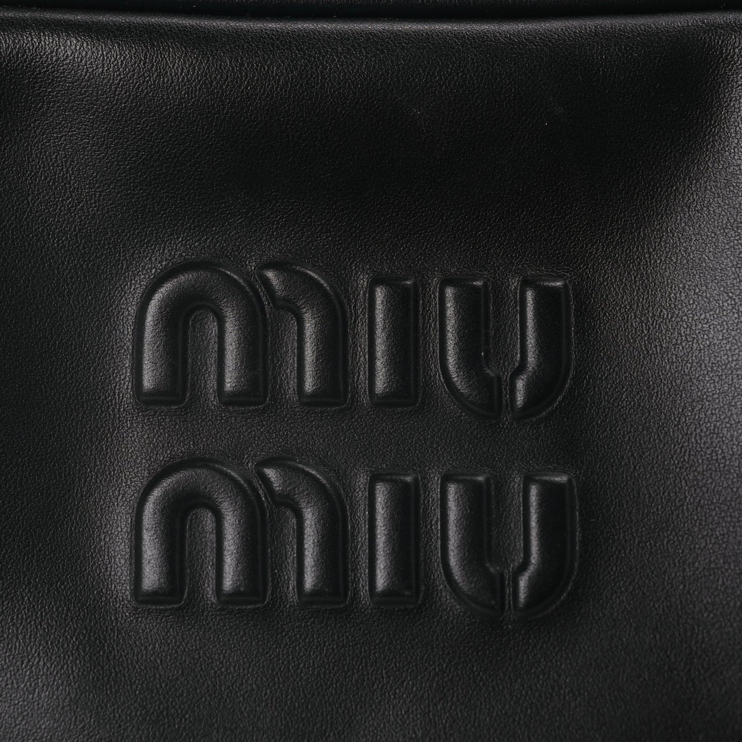 Miu Miu Soft Calf Large Softy Beau Top Handle Bag Black